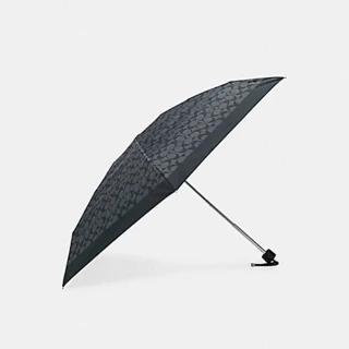 【COACH】馬車LOGO輕量雨陽傘(C4322暗黑灰)