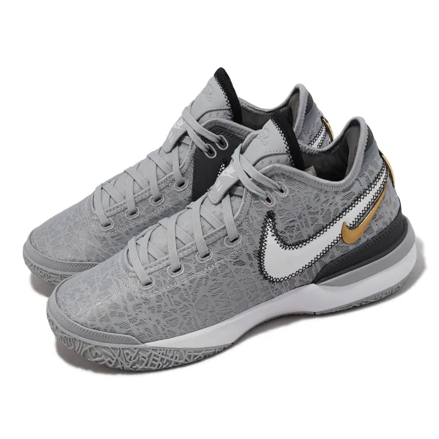 NIKE 耐吉 籃球鞋 Zoom LeBron NXXT Gen EP 灰 金 LBJ 男鞋 氣墊(DR8788-004)