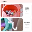 【isona】三層 玩具收納架 多功能整理收納籃(玩具收納 置物架 推車)