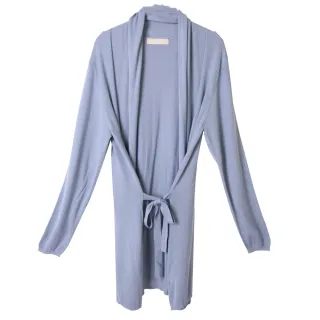 【Royal Silk】經典長版修身蠶絲外套