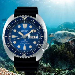 【SEIKO 精工】Prospex SCUBA愛海洋潛水機械錶/45mm(SRPE07J1/4R36-06Z0B)