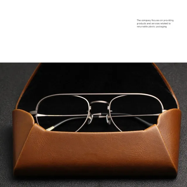 【JOHN HOUSE】磁吸式皮革眼鏡盒 抗壓眼鏡盒 墨鏡盒 旅行防壓眼鏡盒(磁扣眼鏡盒)