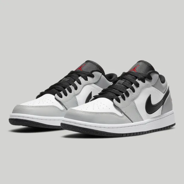 NIKE 耐吉】休閒鞋Air Jordan 1 Low Light Smoke Grey 煙灰男鞋553558