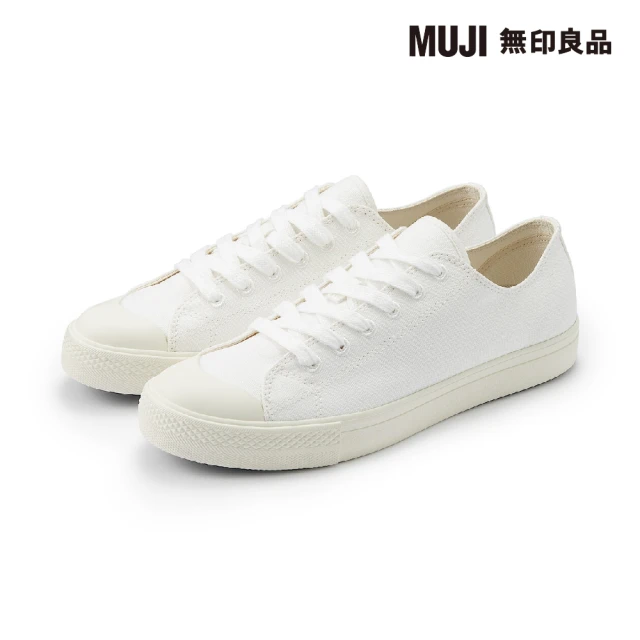 【MUJI 無印良品】撥水加工舒適休閒鞋(柔白/小白鞋/男)