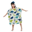 【SWIMFLOW】兒童浴巾衣(海灘浴巾 衝浪毛巾 斗篷浴巾 連帽浴巾 更衣浴袍)
