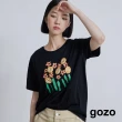 【gozo】花花錢金幣可拆式鈕扣T恤(兩色)