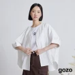 【gozo】工藝繡花V領開襟襯衫(兩色)