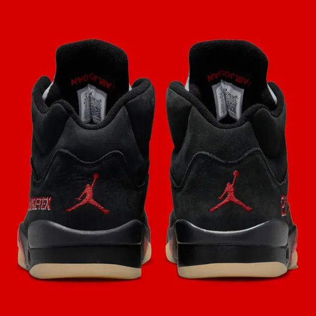 NIKE 耐吉】休閒鞋Air Jordan 5 Gore-Tex W Off Noir 黑紅女鞋男女段