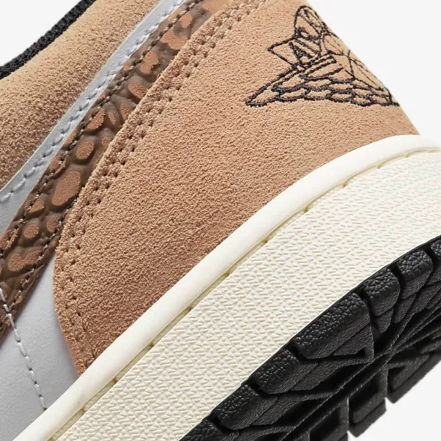 NIKE 耐吉】休閒鞋Air Jordan 1 Low Brown Elephant 棕爆裂紋男鞋