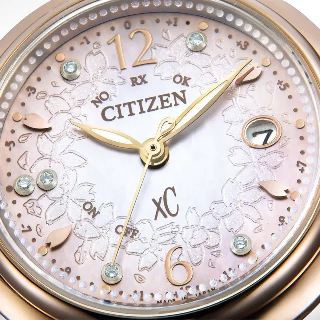 【CITIZEN 星辰】XC Sakura pink 限量鈦金屬 光動能電波腕錶 29mm(ES9467-62W)