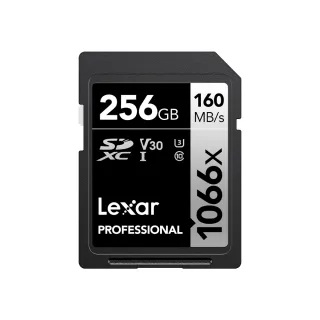 【Lexar 雷克沙】Professional 1066x SDXC UHS-I 256G記憶卡