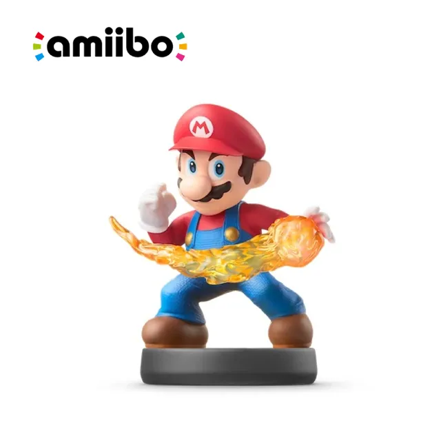 Nintendo 任天堂】Switch amiibo 公仔任天堂明星大亂鬥系列瑪利歐(火球