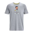 【UNDER ARMOUR】UA 男 CURRY BOBBLE HEAD 籃球短T-Shirt_1379859-035(鋼色)