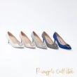【Pineapple Outfitter】Shining Pixel 璀璨名媛 方鑽飾釦尖頭高跟鞋(藍色)
