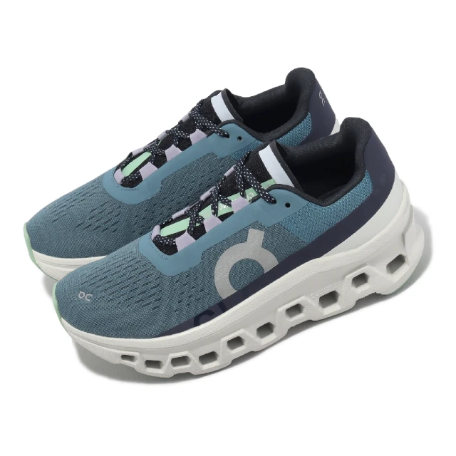 On 昂跑 慢跑鞋 Cloudrunner 女鞋 蒸氣藍 雲端緩衝科技 長跑 訓練 運動鞋 昂跑(6198081)