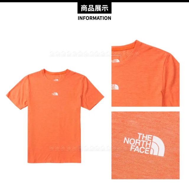 【The North Face】女 排汗透氣短袖T恤 AP《粉橘》5B13/排汗衣(悠遊山水)