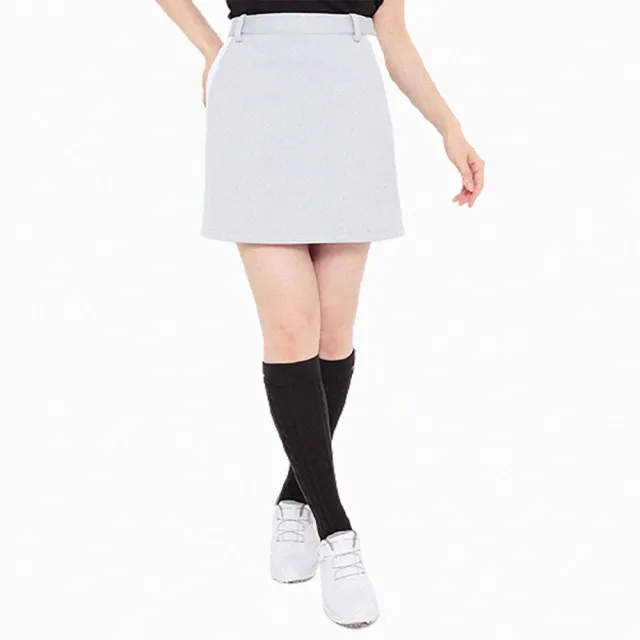 【Callaway 卡拉威】女士 素面提花短裙 灰色(T21228203_1020)