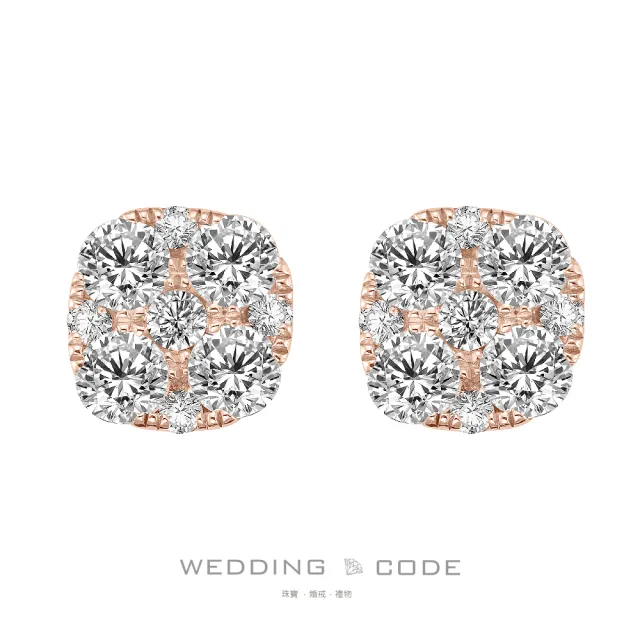 【WEDDING CODE】14K金 65分鑽石耳環 3193(天然鑽石 618 禮物)