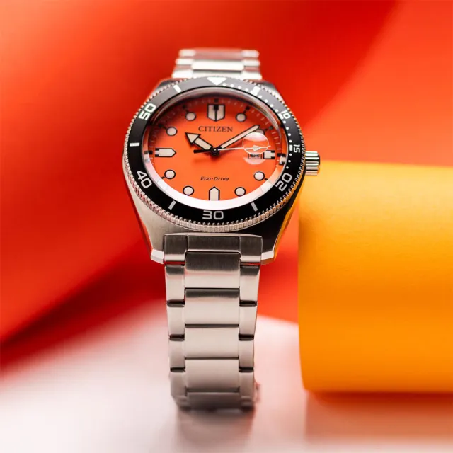 【CITIZEN 星辰】GENTS 大膽玩色潮流男錶/43mm(AW1760-81X)