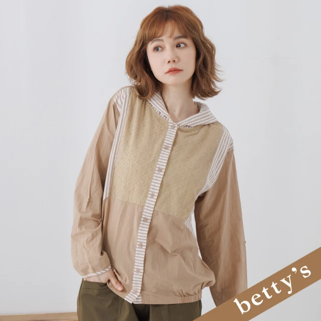 betty’s 貝蒂思 網路獨賣★個性壓線立領鋪棉背心(共三
