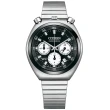 【CITIZEN 星辰】Tsunokurono 50周年 熊貓計時腕錶 38mm(AN3660-81E 牛頭錶)