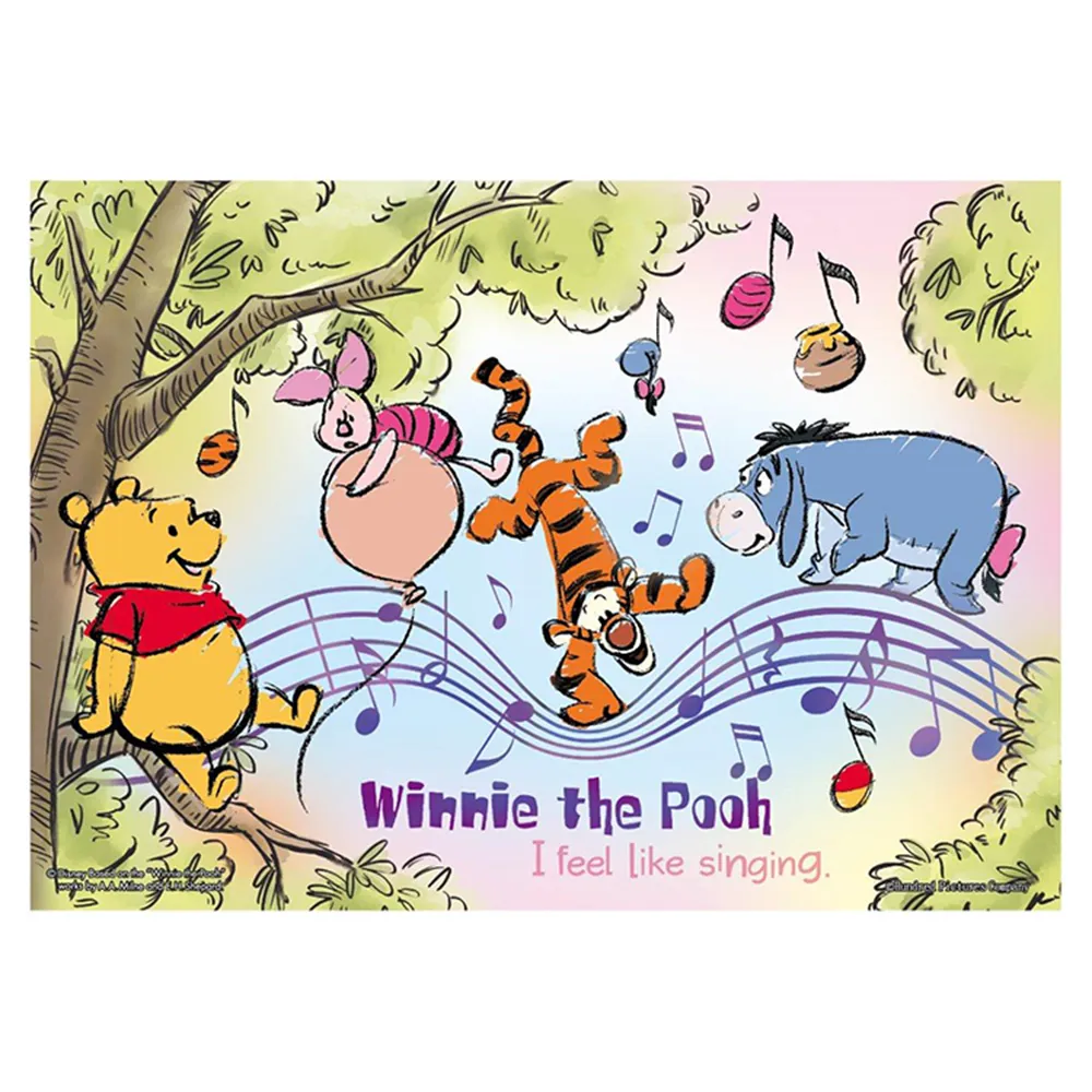 【HUNDRED PICTURES 百耘圖】Winnie The Pooh小熊維尼19拼圖108片(迪士尼)