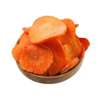 【甜園】紅蘿蔔脆片-110gx2包(紅蘿蔔、綜合蔬果、水果脆片、餅乾)