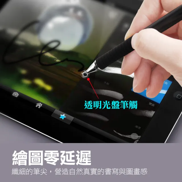 【JUXIN】2入組-二合一手寫觸控筆 電容筆(筆型觸控筆 螢幕書寫 螢幕觸控 平板 手機)