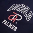 【Arnold Palmer 雨傘】男裝-機能快乾品牌LOGO印花T-Shirt(深藍色)