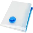 【V. GOOD】抽氣式真空壓縮袋 藍款50X70cm-8入組(真空壓縮袋 壓縮袋 旅行壓縮袋 衣物壓縮袋)
