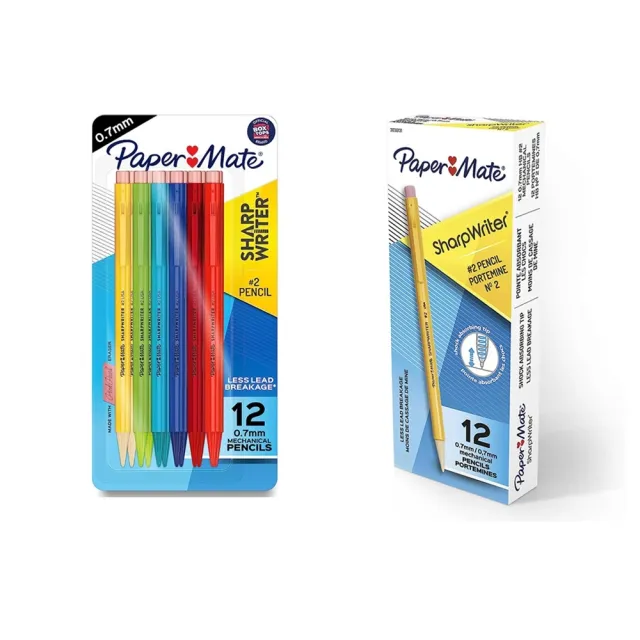 【美國 Paper Mate】經典免削防斷旋轉鉛筆12入組(TM2307-157)