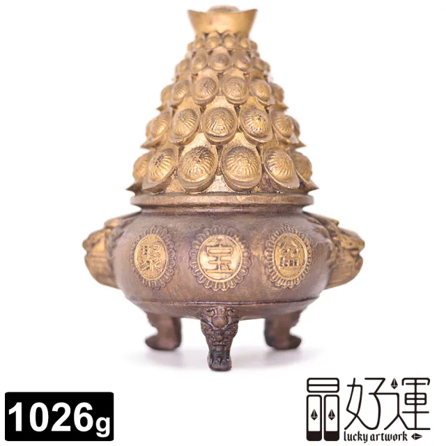 【晶好運】財神聚寶元寶聚寶盆擺件/1126g(事業/開運/招財/人脈/BB-368)