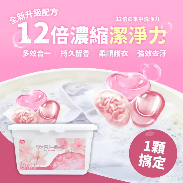 【H&R 安室家】享淨 三合一專利配方/洗衣球/洗衣膠囊 25顆x3盒