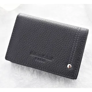 【Roberta Colum】交換禮物  歐洲鉚釘軟牛皮內斂質感名片夾-共2色