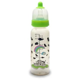 【貝喜力克】防脹氣PES直圓型奶瓶240ml(2入)