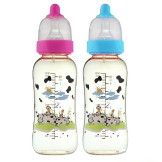 【貝喜力克】防脹氣PPSU葫蘆型奶瓶300ml(3入)