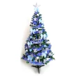 【摩達客】耶誕-6尺/6呎-180cm幸福一般型裝飾綠聖誕樹(含藍銀色系配件組/不含燈/本島免運費)