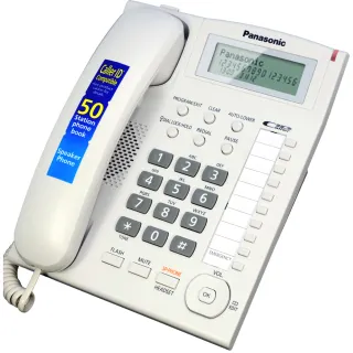 【Panasonic多功能來電顯示】有線電話 KX-TS880(優雅白)