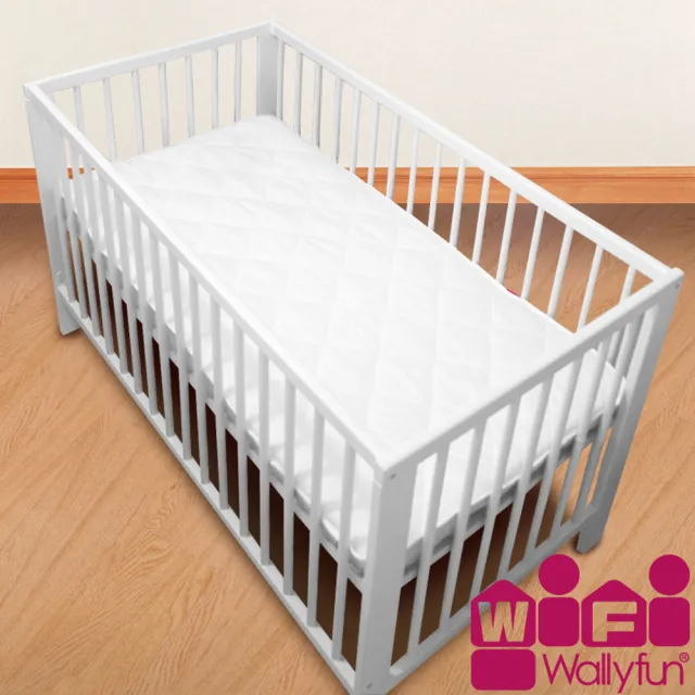 【Wally Fun 窩裡Fun】嬰兒床用保潔墊-單件式 120X60CM(★台灣製造 採用遠東紡織聚酯棉★)