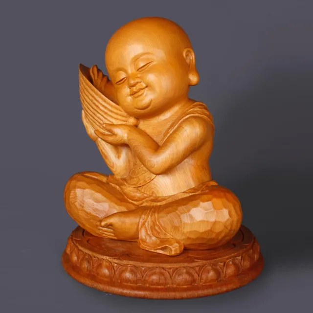 【荒木雕塑藝品】法音童子(童子系列)