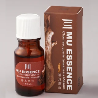 【MU LIFE】台灣檜木精油百分百(Mu Essence 10ml)