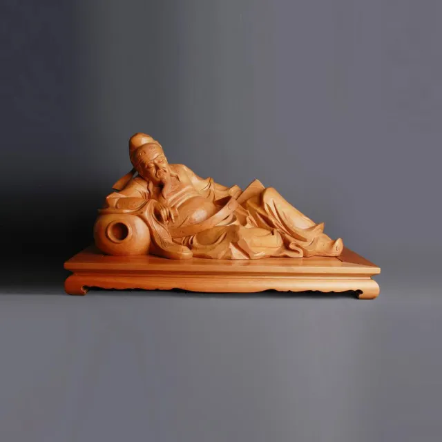 【荒木雕塑藝品】李白醉酒