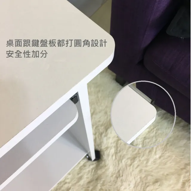 【ONE 生活】小空間電腦桌/寬60CM(白色/胡桃色/原木紋色/台灣製)