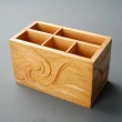 【MU LIFE 荒木雕塑藝品】海天雲舞收納盒(檜木)