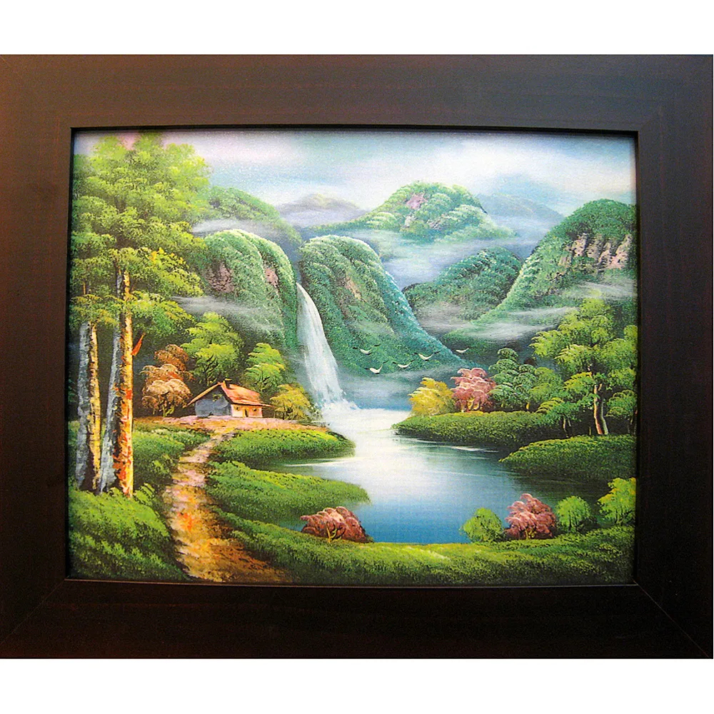 開運陶源】開運化煞*山水畫*山水圖(38x32cm) - momo購物網- 好評推薦