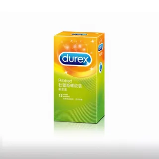 【Durex杜蕾斯】螺紋型保險套12入/盒(情趣職人)