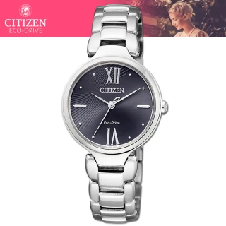 【CITIZEN 星辰】光動能 時尚典雅女錶(EM0020-52E)