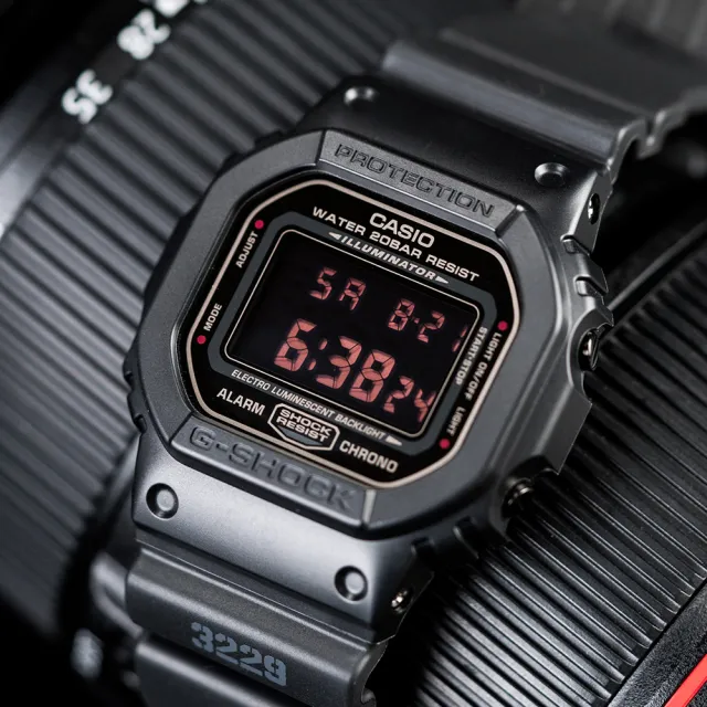 CASIO 卡西歐】G-SHOCK 神秘暗黑經典潮流概念錶(黑-DW-5600MS-1DR