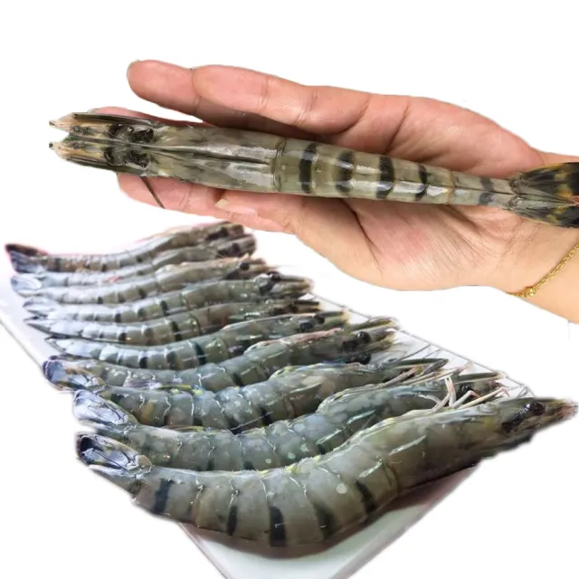 【好神】巨無霸大草蝦4盒組(220g/10尾/盒/中秋烤肉/火鍋/燒烤)