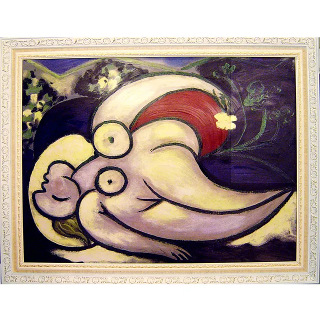 【開運陶源】Pablo PICASSO布羅 畢卡索.躺著的女人(大幅 93x73cm)